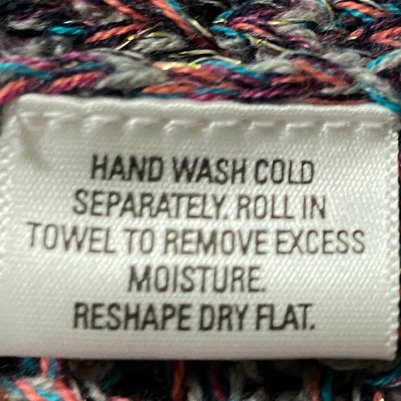 NWT - Style & Co. long sleeve multicolored button-down sweater coat, size XL - Picture 10 of 12